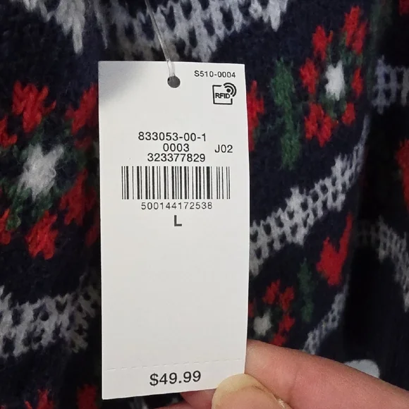 Old Navy Multicolor Patterned Cardigan - Picture 7 of 7